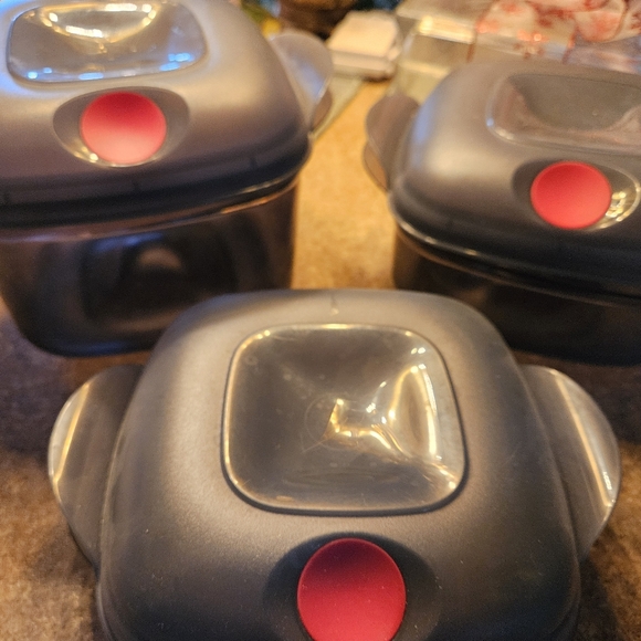 Set of (3) Tupperware Heat and Serve - Picture 2 of 2